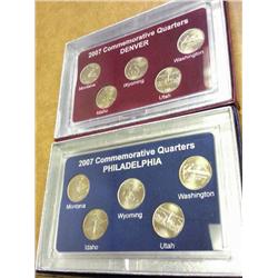 2-2007-P/D STATE QUARTER SETS (AS SHOWN)