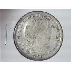 1898 BARBER HALF DOLLAR