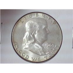 1963 FRANKLIN HALF DOLLAR (UNC)