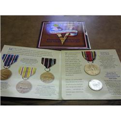 1991-95 WWII COIN & VICTORY MEDAL SET