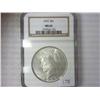 Image 1 : 1923 PEACE SILVER DOLLAR NGC MS64