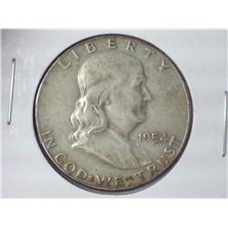 1954-S FRANKLIN HALF DOLLAR