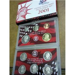 2001 US SILVER PROOF SET