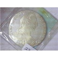 1780 AUSTRIA MARIA THERESIA THALER PROOF (SILVER)