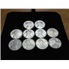 Image 1 : 10 ASSORTED 1943 LINCOLN CENT (STEEL) AU-UNC