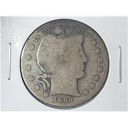 1894-O BARBER HALF DOLLAR