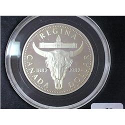 1982 CANADA REGINA $ (PROOF) .3750 OZ. ASW