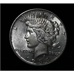 1934-d Peace Dollar $1 Grades ms61