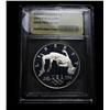 Image 1 : 1996-p Olympic High Jump Proof Commemorative Silver Dollar Graded PR70 DCAM