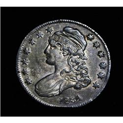 1834 Capped Bust 50c Grades au50