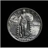 Image 1 : 1920-p Standing Liberty Quarter 25c Grades Choice Uncirculated ms63 Full Shield
