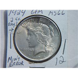1924-P PEACE DOLLAR