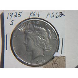1925-S PEACE DOLLAR