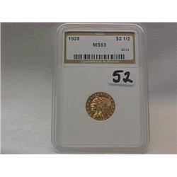Gold $2.50 Indian 1928