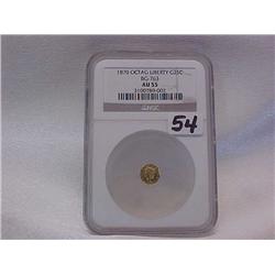 1870 Calf Gold Octagonal Qtr