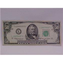 $50 FRN Richmond 1950