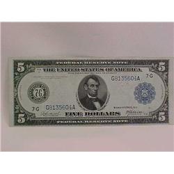 $5 FRN Chicago 1914