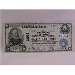 $5 Natl 1902 Milwaukee
