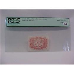 1863 Fractional 50C Specimen