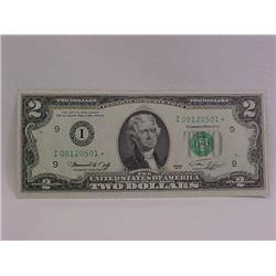 FRN $2 Minneapolis Star 1976