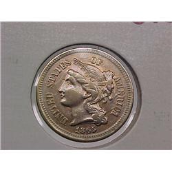 Nickel 3 Cent 1865