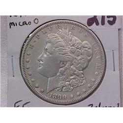 Morgan $ 1899-O micro O