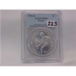 1996D Tennis Commemorative $