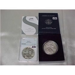 2 Silver American Eagles