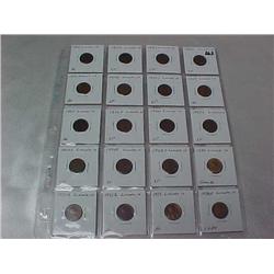 36 Lincoln Wheat Cents