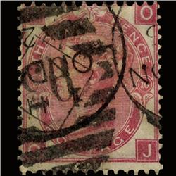 1867 RARE GB 3p Rose Used Stamp  (STM-1552)