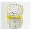 Image 1 : 43ctw Lab Diamond 22k Gold Vermeil Ring (JEW-2363)