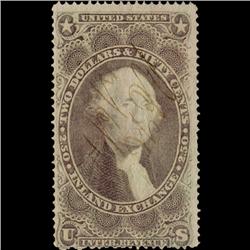 1860s US Revenue Stamp $2.50 Inland Exch (STM-1504)