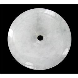 36.76ct Burma Imperial Jadeite Lucky Disc  (JEW-2054)
