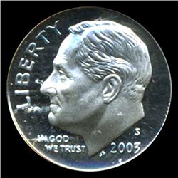 2003S Roosevelt Dime Graded PR70 DCAM (COI-4760)