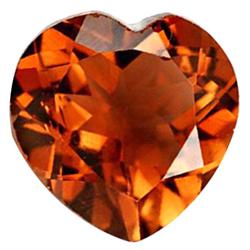4.06ct Heart Orange Imperial Topaz Appr Est $10k (GEM-27763)