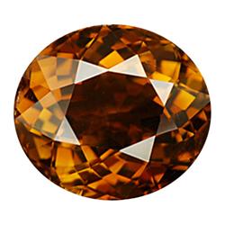 3.46ct Brilliant Oval Honey Tourmaline  (GEM-28159)