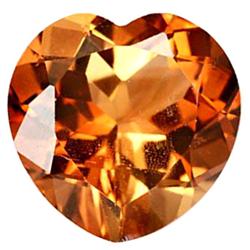 7.00ct Heart Orange Imperial Topaz Appr Est $18k (GEM-27747)