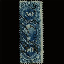 1860s US Revenue Stamp 50c Mortgage (STM-1453)