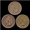 Image 1 : 1864 Indian Cent Lot of 3 Better Circulated (COI-7458)