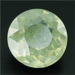 7.1ct Neon Lemon/Gn Round Sapphire Mozambique  (GEM-23439)