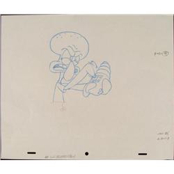 Original Stupid Phone Drawing Spongebob Production Art