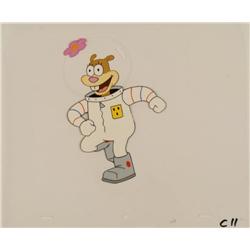 Original Cel Art Production Off to the Races Spongebob