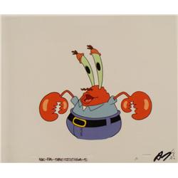 Very Pleased Mr. Krabs Original Cel Animation Spongebob