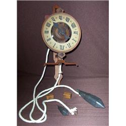 Bott Vintage Swiss Wooden Clock w/ Weight All Wood