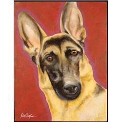 Duerrstein Original Dog Painting German Shepherd