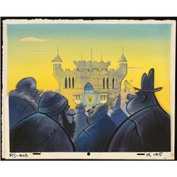 Ren and Stimpy Original Production Cel and Background