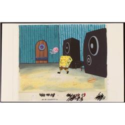 Cel Background SpongeBob Animation Original Where Go