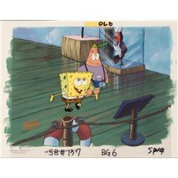 Original SpongeBob Production Background Art Cel Museum