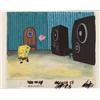 Image 1 : Follow SpongeBob Original Cel Animation Background Art