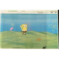 Animation Art Original Cel SpongeBob Background Jelly